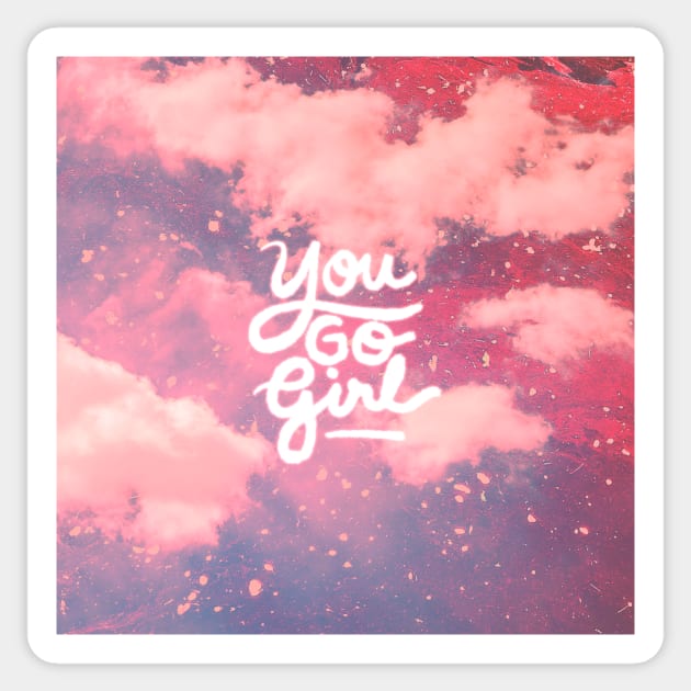 You go girl Sticker by Tyne Bobier Illustrations